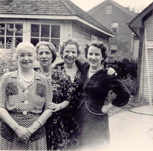 Fanchon with her three dear aunts...