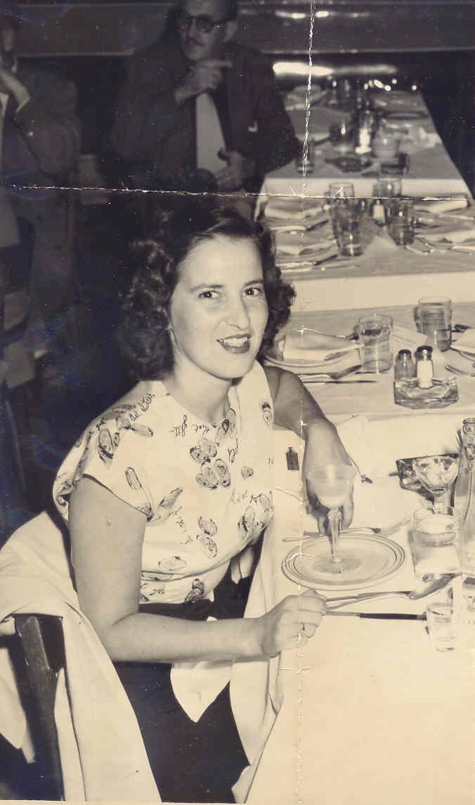 At some restaurant or banquet hall...