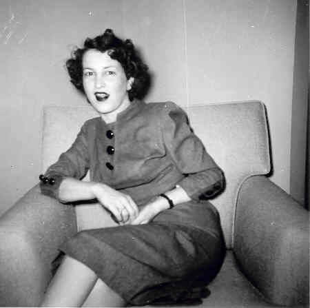 Fanchon in cozy chair...