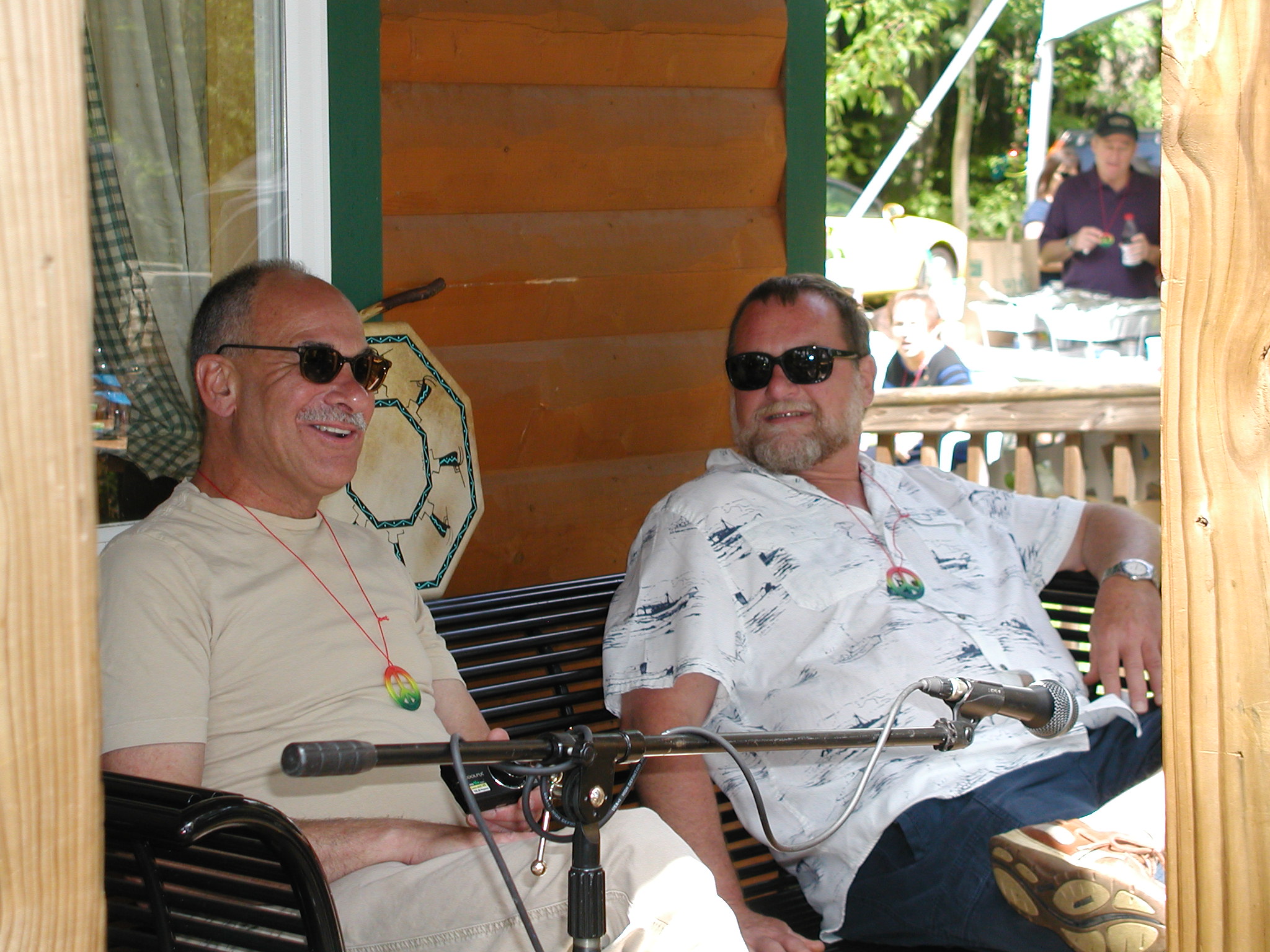 Dave and Waz watching/listening to the XBHS Jam Band II