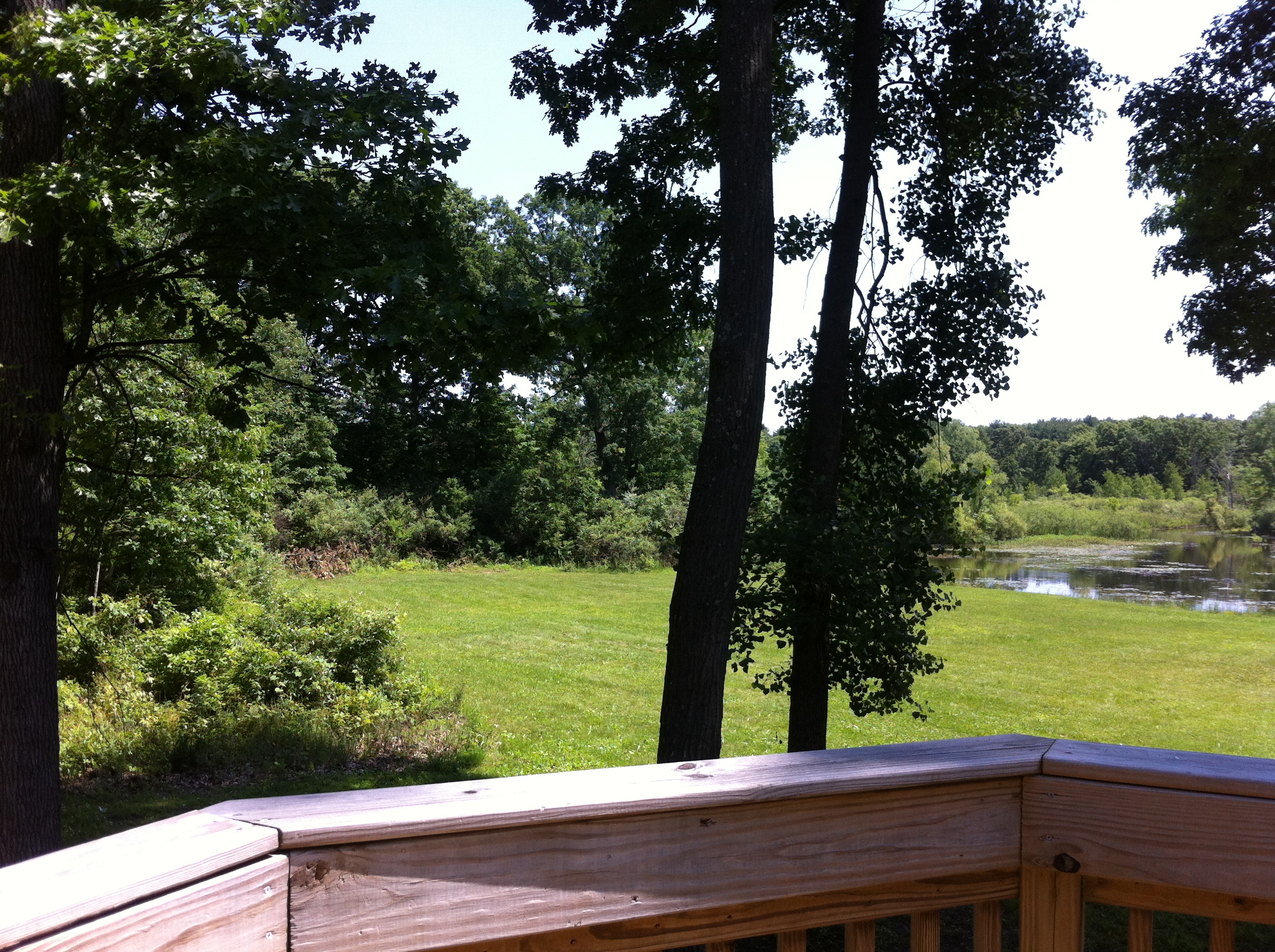 (another view from the deck of the western camper cabiin...)